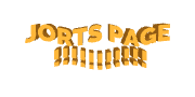 3D animated text in all caps, which reads, 'Jorts page!' It is moving in a wave.